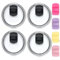 4-Pack 20 oz Replacement Lid for Yeti with 4 Magnetic Slider Replacements - Compatible with Yeti 20 oz Tumbler Lid, Rambler, or Old-style Rtic Coffee Cup
