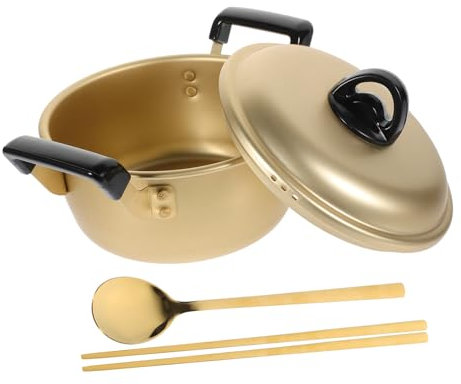 MAGICLULU Marmite À Nouilles En Aluminium Pour Ramen Coréen Marmite À Ragoût Cuisine Saine
