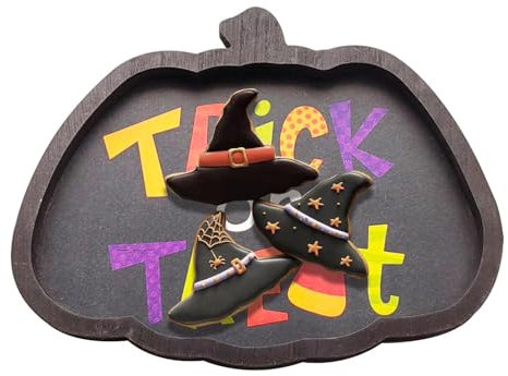 Bandeja de calabaza, bandeja para servir calabazas, bandeja para servir con forma de madera, para tartas con temática de calabaza, para servir aperitivos en forma de madera