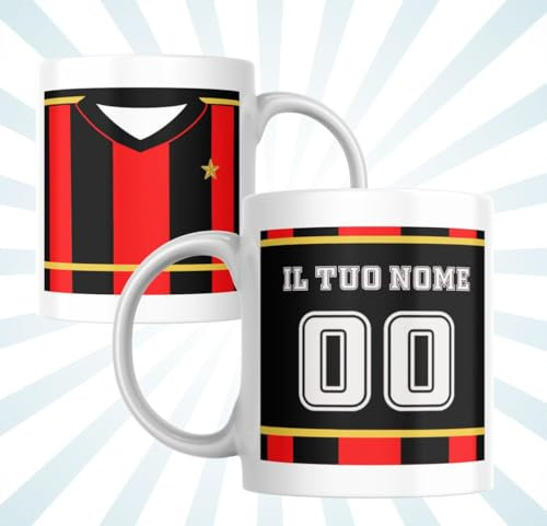 VARZI Tazza Da Calcio La Tua Squadra Preferita 1956 (Tifoso milan)