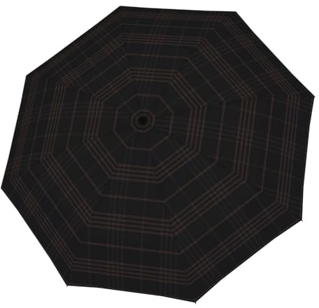 Doppler, Carbonsteel Magic Woven Check/gewebtes Check schwarz/grau, Unisex, Erwachsene, Einheitsgröße