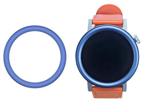 Metal Bezel Ring for CMF Watch Pro 2, Replacement Metal Frame Cover Plate Hard Case Smartwatch Circle Bezel for CMF by Nothing Watch Pro 2 (Blue)