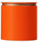 RALIYATX Boîte à thé, boîte à thé en métal pour le stockage du thé, boîte de rangement de café, boîte à thé en métal, support de bonbons - Orange - S