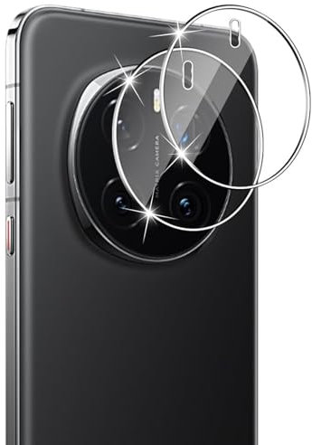 NOVAGO Compatible avec Honor Magic 7 Pro 5G - Lot de 2 Films vitre Protection Verre trempé résistant pour la Partie caméra/Lentille