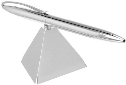 PRETYZOOM Magnetischer Schwebender Schreibstift mit Dreieckssockel Büro desktop Stift für Herren Elegant Glatt Schreibend für Büro Schule und Geschäft