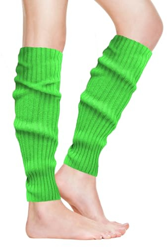 YEAMLTE Stulpen für Damen, Beinstulpen Damen Winter, 80er und 90er Jahre Leg Warmers, Warme Lange Beinwärmer, Stulpen für Schlittschuhe, für Frauen-Karneval, Warme Winteraccessoires