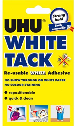 UHU White Tack Handy Re-usable Adhesive