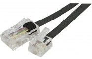 Dexlan Cordon téléphonique RJ11 vers RJ45 7 m Noir