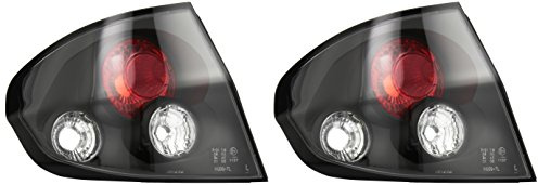 in.pro. 6805195 HD Rear Lamps, Clear Black