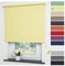Liedeco® Rollo, Fenster Rollo, Kettenzug-Rollo / 182 x 180 cm (Breite x Höhe), gelb/Verdunkelnd, Abdunkelnd, Blickdicht/viele Farben, Größen und Typen/Breiten 60-200 cm
