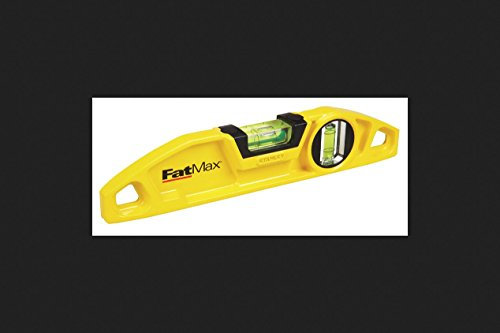Stanley 0-43-605 Fatmax Magnetic Torpedo Twin Vial Level, 228mm, 9