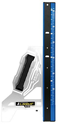 Shinwa Sokutei 73151 Règle de guidage pour scie circulaire, El Angle Plus, échelle combinée, 60 cm