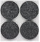 peha Filzgleiter - Filzunterleger selbstklebend - 5 mm dick, rund 35 mm, grau (40 Stück)