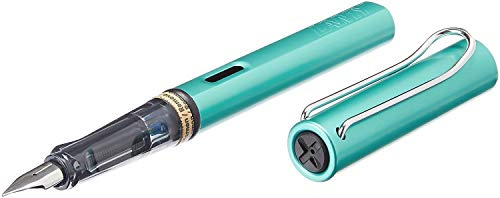 Lamy Al Star Fountain Pen - Blue/Green Fine (L32F)