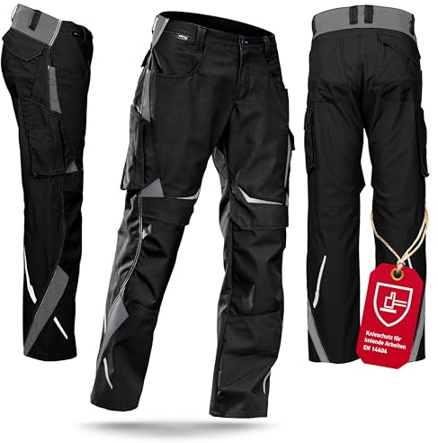 KÜBLER Workwear | Pulsschlag Arbeitshose HIGH | schwarz/anthrazit | Größe 106