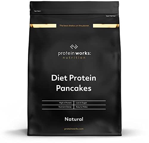 Preparato Per Pancake Proteici Dietetici | Naturale | Protein Works | 500g