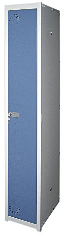 Taquilla metálica 1 Puerta. Módulo de 1 cuerpo. Med. 1800x330x520 mm. Desmontado