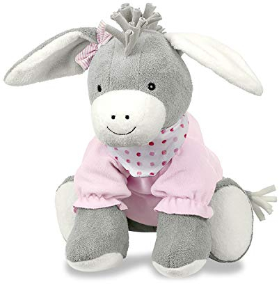 Sterntaler 3021838 Spieltier Emmi Girl, Alter: Für Babys ab der Geburt, 37 cm, Pink/Grau