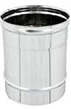 Tubo acciaio inox 100 x 250mm 5 decimi AISI 304