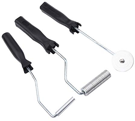 3 teiliges Set Aluminiumlegierung Fiberglas Bubble Paddle Tool Laminierwalzen Kit f¨¹r GFK Form f¨¹r die Reparatur von Badewannen Badewannenbooten