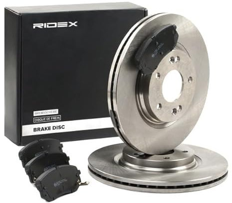 RIDEX 3405B0946 Bremsenset Vorne Belüftet 305mm - Bremsen Set mit Bremsscheiben und Bremsbeläge Satz