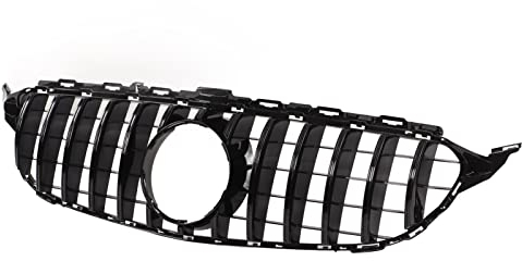 Frontgitter, Panamericana GT Style Grillersatz, Frontgitter, C-Klasse W205/C205 Pre-Facelift 2015-2018, voll schwarz