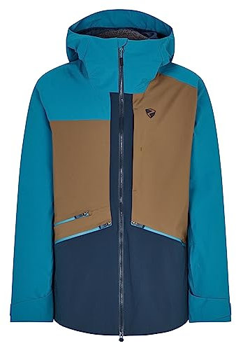 Ziener Herren TAHAN Ski-Jacke/Freeride | sympatex, PFC frei, Wolle, hale navy, 54