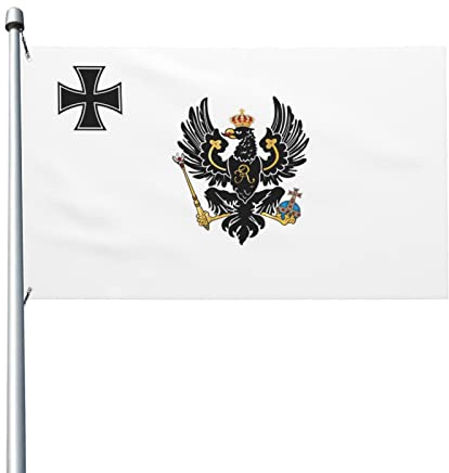 Kriegsfahne von Preußen (1816) Flaggen, 90 x 150 cm, Outdoor-Dekorationsflagge, leichtes Banner, Zuhause, Party, Hof, 3 x 5 Flaggen