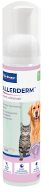 Allerderm Schaum | 200 ml | Reinigungsschaum für Hunde und Katzen | Kann zur Entfernung von Verschmutzungen schnell und effektiv beitragen | Ganz ohne Ausspülen | Sanft zur Haut
