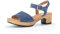 Gabor Sandales à plateforme pour femme, sandales pour femme, largeur supplémentaire légère (G), Jean 26, 38 EU, 42.071