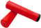 VIAUMBR Fahrradgriffe für MTB, BMX, Trekkingrad, Citybike, E-Bike - Rutschfester Gummi, 135mm Rot, 1 Paar
