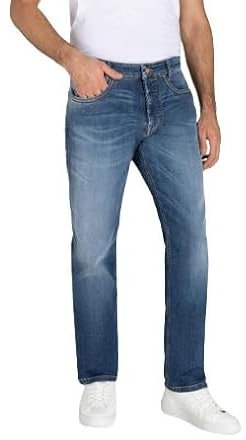 MAC Herren Jeans Arne Pipe Hemp Denim Hemp Midblue Authentic Art.Nr. 1976L0524T1 H532*, Größe:W33/L30, Farbe:H532 Hemp Midblue Authentic