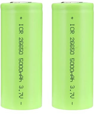 Rechargeable Batteries, High Capacity 3.7V Batteries Low Self Discharge (2Pack)