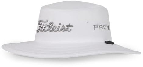 Titleist Tour Aussie Golfmütze, Weiß/Grau, Einheitsgröße, Weiß, Grau, Einheitsgr��e
