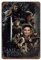 KSOXDAITIP Póster de serie de televisión de Juego de Tronos para decoración de pared, póster de metal moderno para decoración del hogar, póster de metal para decoración del hogar, bar, tienda, letrero