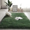Swsen Teppich Wohnzimmer Super Weich - Shaggy Teppiche Flauschig Anti-Rutsch Unterseite - Moderner Carpet Waschbar Langflor Hochflor Teppiche 160x230cm, Dunkelgrün
