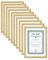 IDEAL TREND 2er 3er 5er 10er Pack Dokument Bilderrahmen 21x29,7 DIN A4 Urkunde Foto Rahmen: Farbe: 10er Pack Natur