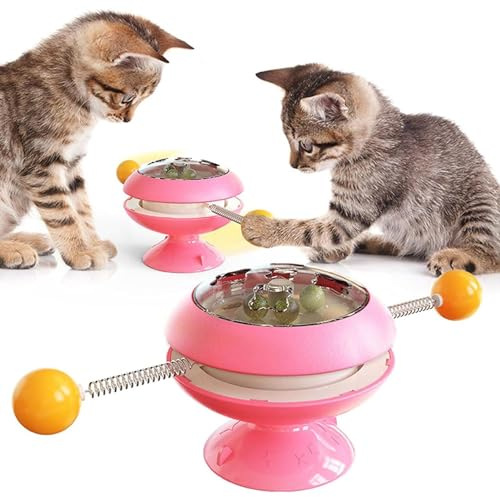 Katzenminze Interaktives Trainingsspielzeug - Interaktives Windmühle Katzenspielzeug für Indoor-Katzen - Katzenspielzeug für Indoor-Katzen, Katzenzahnbürstenspielzeug Kätzchen Zahnen Spielzeug,
