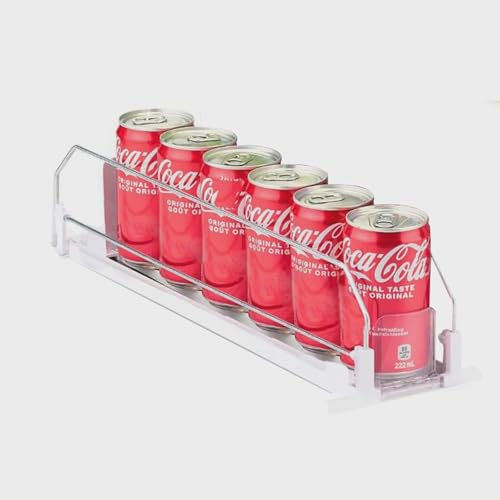 LMSAWK Getränkedosendesigner, Kühlschrank- und Abstellraumorganizer, weiß