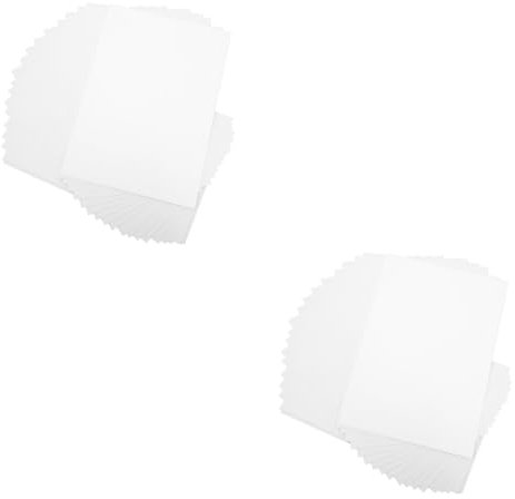 STOBOK 2 Sätze Laminierte Selbstklebende Folie Holografisches Laminat Film Papier PVC Foto Laminierfolie Selbstklebende Transparentfolie Fotolaminierfolien Musterlaminierfolien 25 Blatt*2