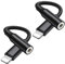 K-Tec Lot de 2 Adaptateur en Nylon Ultra résistant pour iphone vers Prise Jack 3.5mm/ Adaptateur pour Appareil et Casque Audio, Adapter pour iphone 7-8-X-11-12-13-14 Pro- ipad...