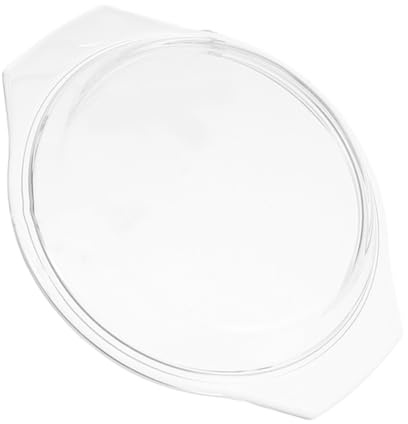ERINGOGO Couvercle en Verre Résistant à la Chaleur 159 CM Anti-Éclaboussures pour Micro-Ondes Four et Cuiseur Vapeur Accessoire Cuisine Transparent Protection pour Plats et Bols