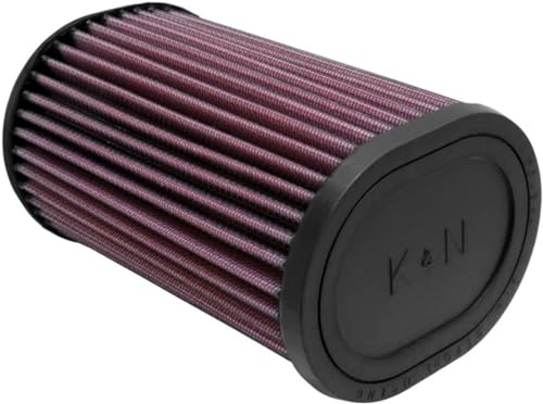 K&N Universal Clamp-On Air Filter: High Performance, Premium, Washable, Replacement Engine Filter: Flange Diameter: 2.4375 In, Filter Height: 7 In, Flange Length: 1.25 In, Shape: Oval, RU-1390