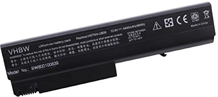 vhbw batteria compatibile con HP Compaq Business 6710b, 6515b, 6510b, 6910p, 6715s, 6715b, 6710s notebook (4400mAh, 10,8V, Li-Ion)