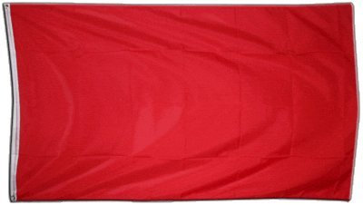 Flagge Einfarbig Rot - 60 x 90 cm