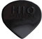 JIM DUNLOP Plektrum Delrin SpeedJazz, 24 Stück, Schwarz, Linkshänder, Stark