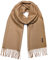 Mitos Natural Elegance Brauner Schal beige, hellbraun aus Alpaka Wolle, Alpakaschal, Vicuna Farbe