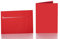 Paper24 25 Faltkarten blanko mit Umschlag 120x170 mm, Briefumschläge B6, Doppelkarten mit Umschlag sind ideal für Geburtstag in Rot