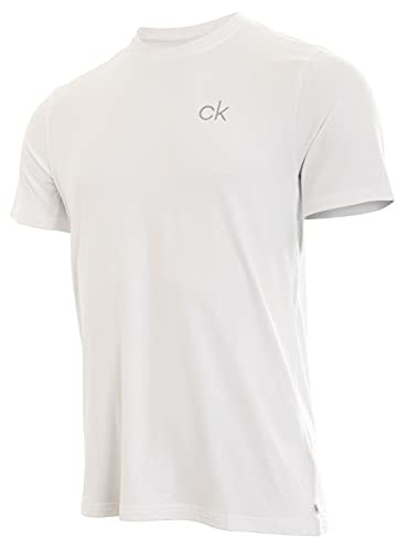 Calvin Klein Herren Newport T Moisture Wicking Leichtes T-Shirt - Weiß - L