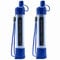 Lot de 2 pailles filtrantes à eau – Appareil de purification d'eau – Filtration personnelle portable de l'eau – pour les trousses d'urgence et les activités de plein air et la randonnée – Filtre à eau